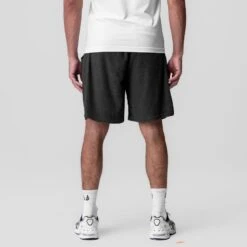 1094. Towel Terry Relaxed Short - Black -Fashion Shop BLACK TowelTerry RelaxedShort1