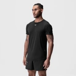 0948. Laser-Vent™ Established Tee - Black 9 0948. Laser-Vent™ Established Tee - Black -Fashion Shop BLACK VentedTee