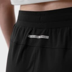 W032. Tetra-Lite® Cargo High Rib Jogger - Black 17 W032. Tetra-Lite® Cargo High Rib Jogger - Black -Fashion Shop Back detail