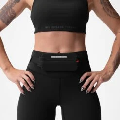 ASRV X Equinox Lycra® 3-In-1 Legging - Black -Fashion Shop Belt Biker Front Phone 3408634d 7649 488e 902a 8b6caa6466e7