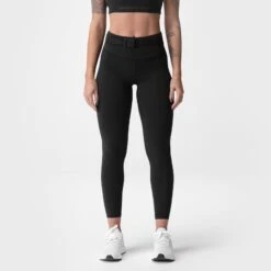 ASRV X Equinox Lycra® 3-In-1 Legging - Black -Fashion Shop Belt Legging Black Front f00c6ac7 6f62 4048 90ba cff3618f288c