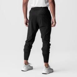 0690. Tetra-Lite® Tech High Rib Jogger - Black -Fashion Shop Black HiRibJogger1