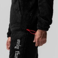 0553. Sherpa Recovery Hoodie - Black/White -Fashion Shop Black SherpaHoodie1 ad5fab7e a7ce 48f1 9250 688b425f0225