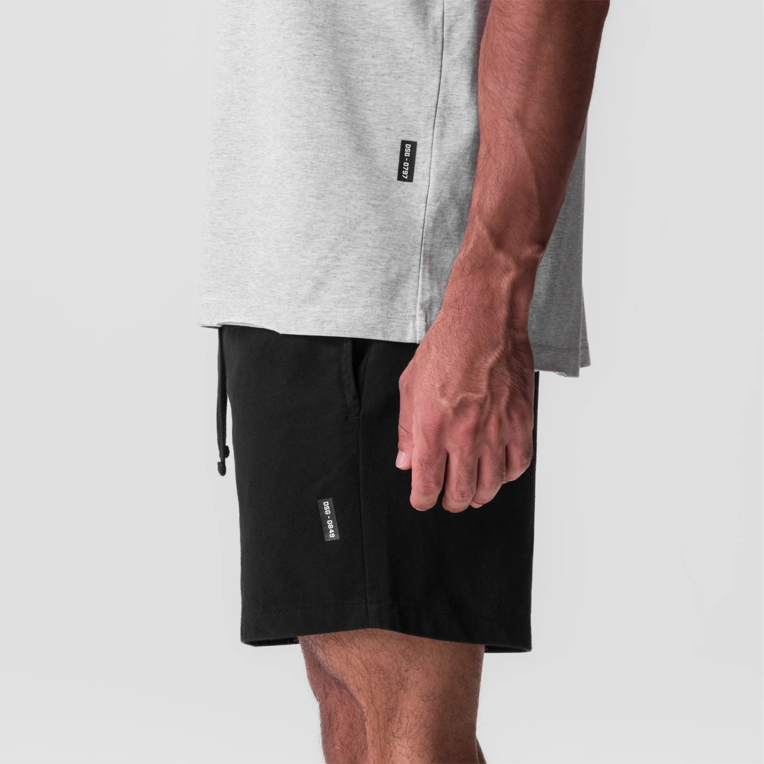 0849. Tech Essential™ Sweat Short - Black 6 0849. Tech Essential™ Sweat Short - Black - Image 4