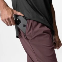 0494. Ultralight Track Pant - Plum -Fashion Shop CC3E Comm 206