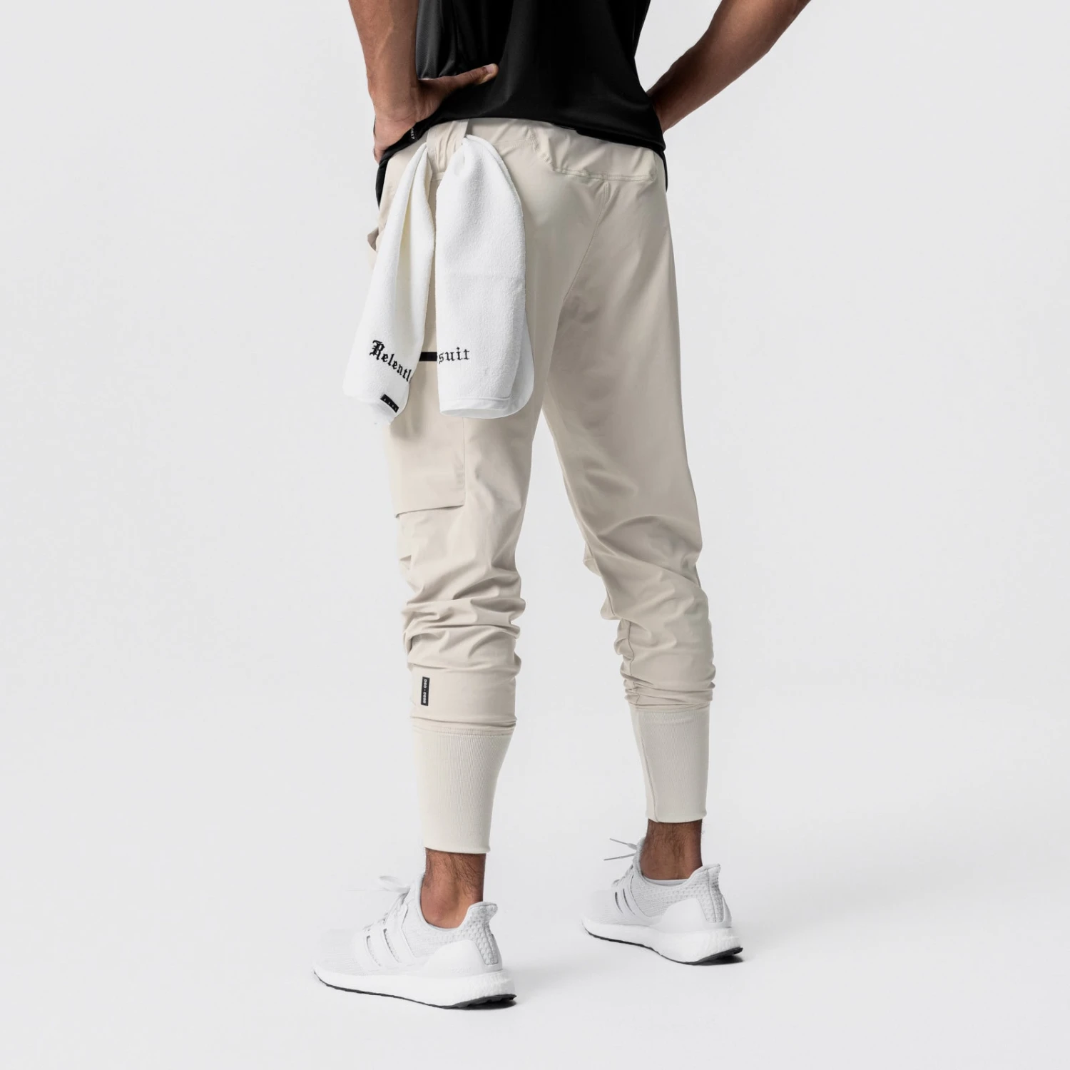 0827. Tetra-Lite® Inlay Pocket High Rib Jogger - Sand Smoke 5 0827. Tetra-Lite® Inlay Pocket High Rib Jogger - Sand Smoke - Image 3