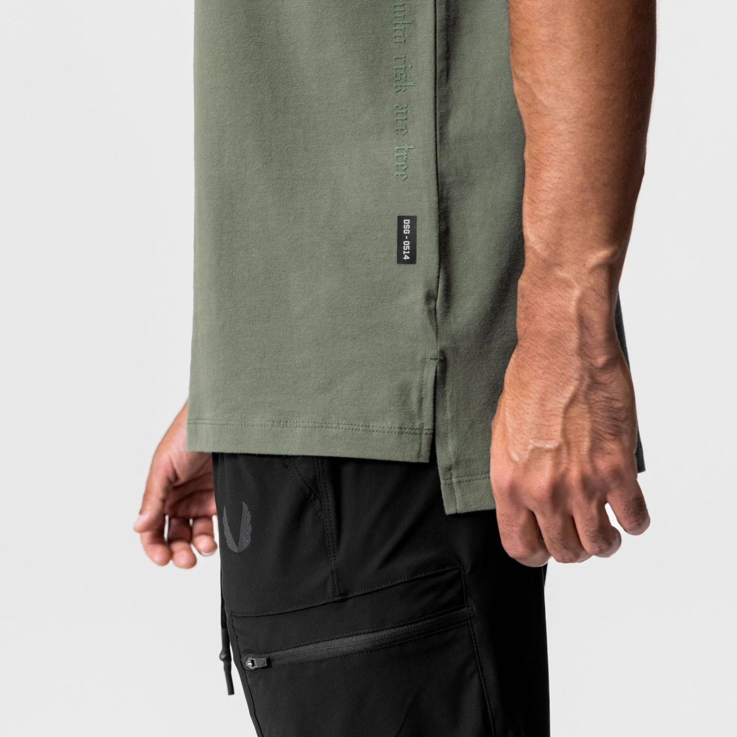 0514. CottonPlus™ Oversized Tee - Olive 5 0514. CottonPlus™ Oversized Tee - Olive - Image 3