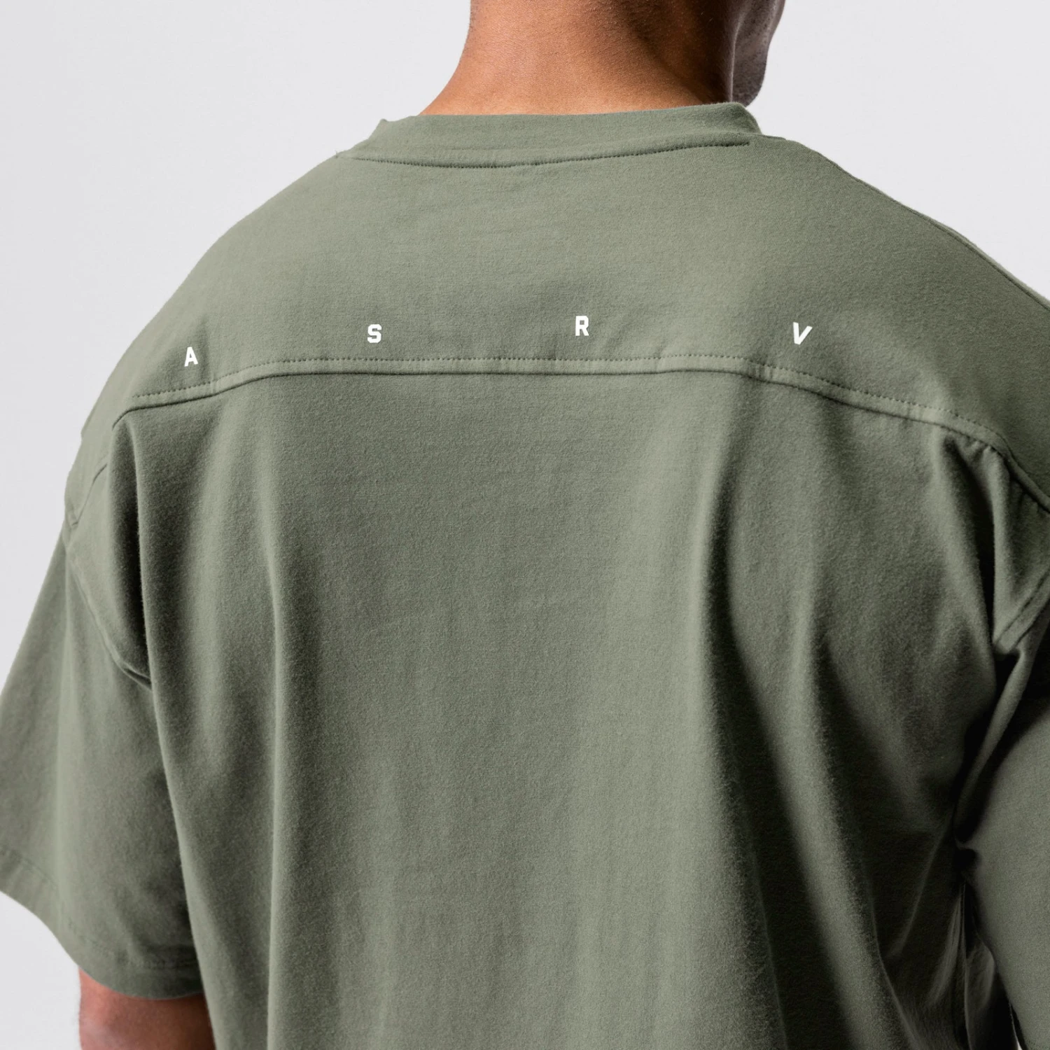 0514. CottonPlus™ Oversized Tee - Olive 7 0514. CottonPlus™ Oversized Tee - Olive - Image 5