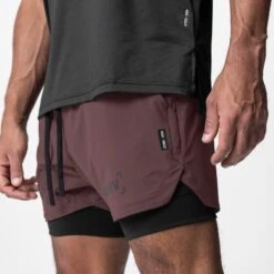 0622. Tetra-Lite® 5" Liner Short - Plum -Fashion Shop CC3E Comm 334