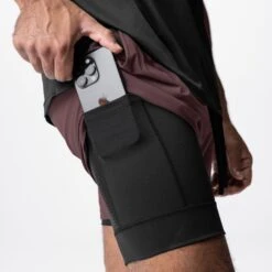 0622. Tetra-Lite® 5" Liner Short - Plum -Fashion Shop CC3E Comm 336