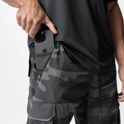 0437. Tetra-Lite® Cargo High Rib Jogger - Black Camo 13 0437. Tetra-Lite® Cargo High Rib Jogger - Black Camo -Fashion Shop CC3E Comm 58
