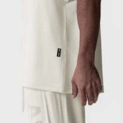 0946. Waffle Knit Oversized Tee - Cream 13 0946. Waffle Knit Oversized Tee - Cream -Fashion Shop CREAM WaffleKnitTee3