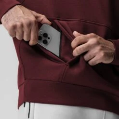 1020. Dri-Core™ Oversized Crewneck - Crimson -Fashion Shop CRIMSON 1020 OversizedCrewneck 5