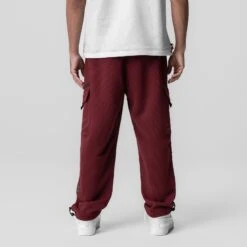1033. Deltapeak® Cargo Cinch Jogger - Crimson -Fashion Shop CRIMSON 1033 Deltapeak CinchJogger 2
