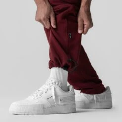 1033. Deltapeak® Cargo Cinch Jogger - Crimson -Fashion Shop CRIMSON 1033 Deltapeak CinchJogger 5