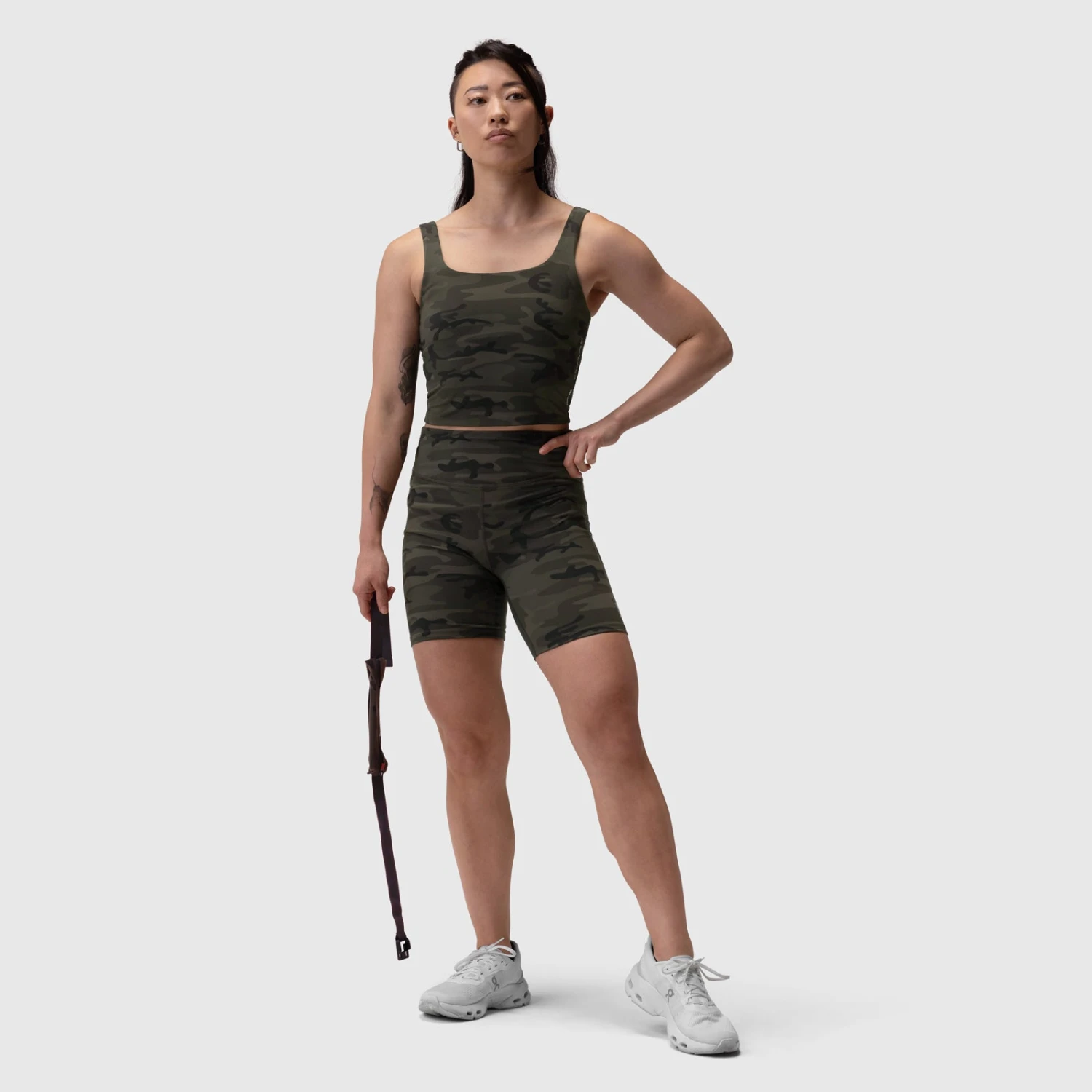W029. Lycra® 3-in-1 Biker Short - Dark Camo 3 W029. Lycra® 3-in-1 Biker Short - Dark Camo