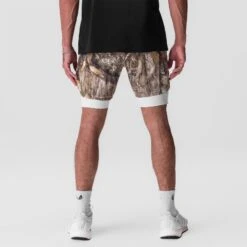 0866. Tetra-Lite® 7" Liner Short - Realtree® Camo / White / White "Wings" -Fashion Shop Camo TetraLiteShorts 7 1