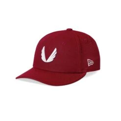 New Era® 59Fifty® Low Profile Hat - Crimson/White "Wings"