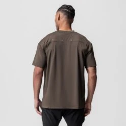 0822. AeroSilver® Oversized Tee - Deep Taupe -Fashion Shop DEEPTAUPE OversizedTee1