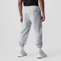 0655. Tech-Terry™ Oversized Sweats - Heather Grey -Fashion Shop DSG0655 HeatherGrey Sweats 1