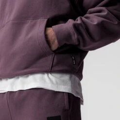 0648. Tech-Terry™ Hoodie - Deep Purple "Space Bracket" 11 0648. Tech-Terry™ Hoodie - Deep Purple "Space Bracket" -Fashion Shop DeepPurple Bracket TerryHoodie2