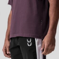 0797. Tech Essential™ Relaxed Tee - Deep Purple "Space Bracket" 13 0797. Tech Essential™ Relaxed Tee - Deep Purple "Space Bracket" -Fashion Shop DeepPurple Cyber TechTee4