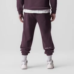 0655. Tech-Terry™ Oversized Sweats - Deep Purple "Patch" -Fashion Shop DeepPurple OversizedSweats1