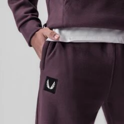 0655. Tech-Terry™ Oversized Sweats - Deep Purple "Patch" -Fashion Shop DeepPurple OversizedSweats3