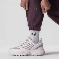 0655. Tech-Terry™ Oversized Sweats - Deep Purple "Patch" -Fashion Shop DeepPurple OversizedSweats4