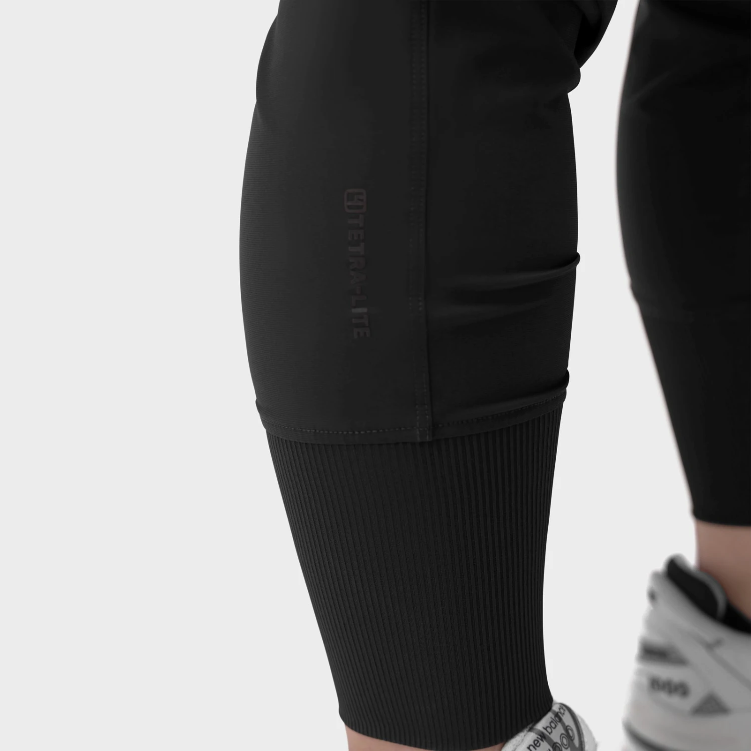 W032. Tetra-Lite® Cargo High Rib Jogger - Black 9 W032. Tetra-Lite® Cargo High Rib Jogger - Black - Image 7
