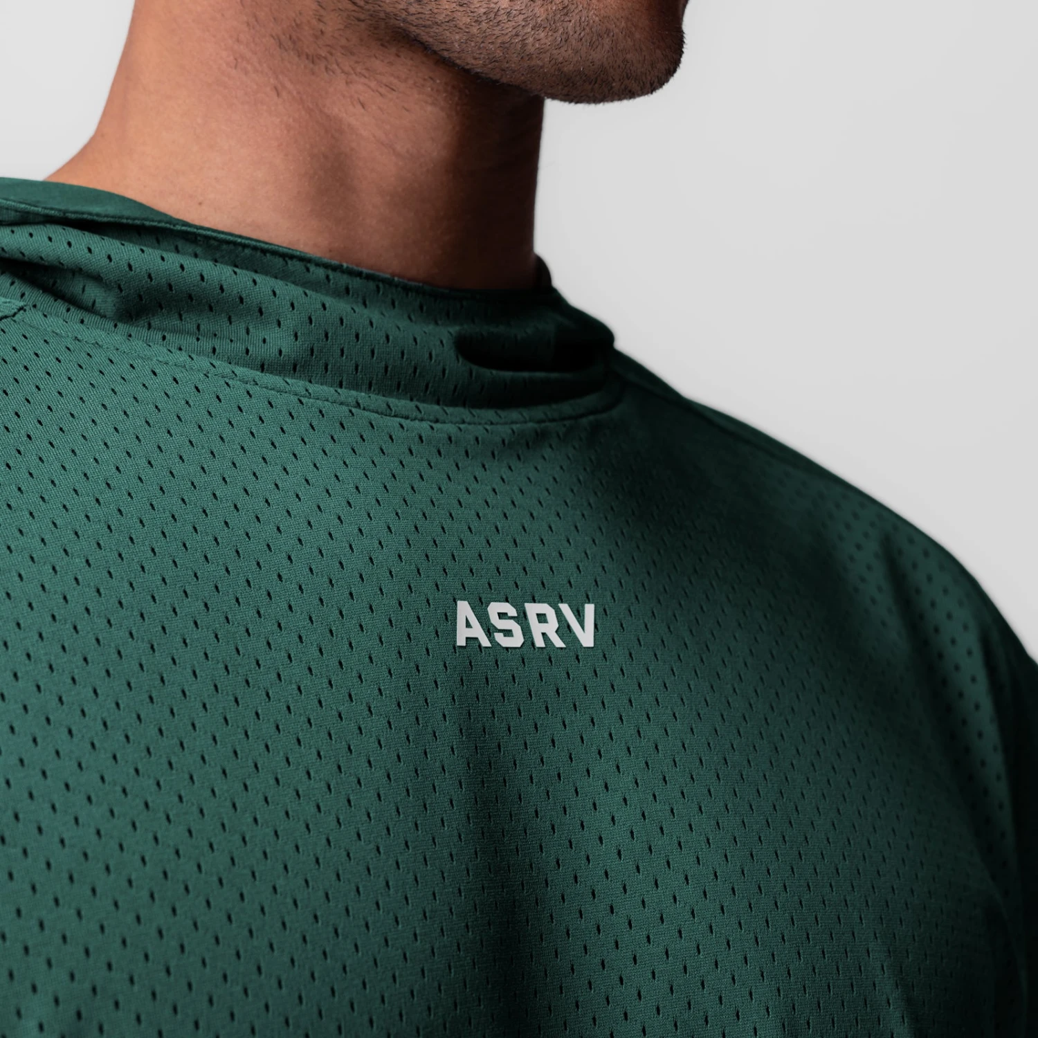 0983. Reversible 2-in-1 Cutoff Hoodie - Forest Green 5 0983. Reversible 2-in-1 Cutoff Hoodie - Forest Green - Image 3