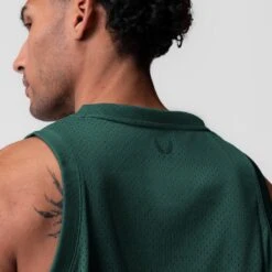 0990. Ion-Mesh Basketball Jersey - Forest Green -Fashion Shop FORESTGREEN IonMesh Jersey2