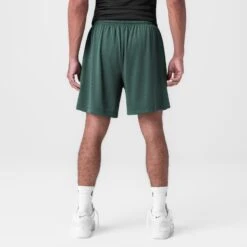 0988. Reversible 2-in-1 Short - Forest Green -Fashion Shop FORESTGREEN ReversibleShorts1