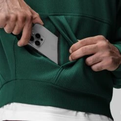 1019. Deltapeak® Oversized Hoodie - Forest Green -Fashion Shop FOREST 1019 Delatapeak Hoodie 5