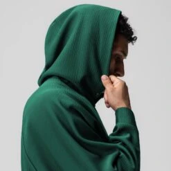 1019. Deltapeak® Oversized Hoodie - Forest Green -Fashion Shop FOREST 1019 Delatapeak Hoodie 6