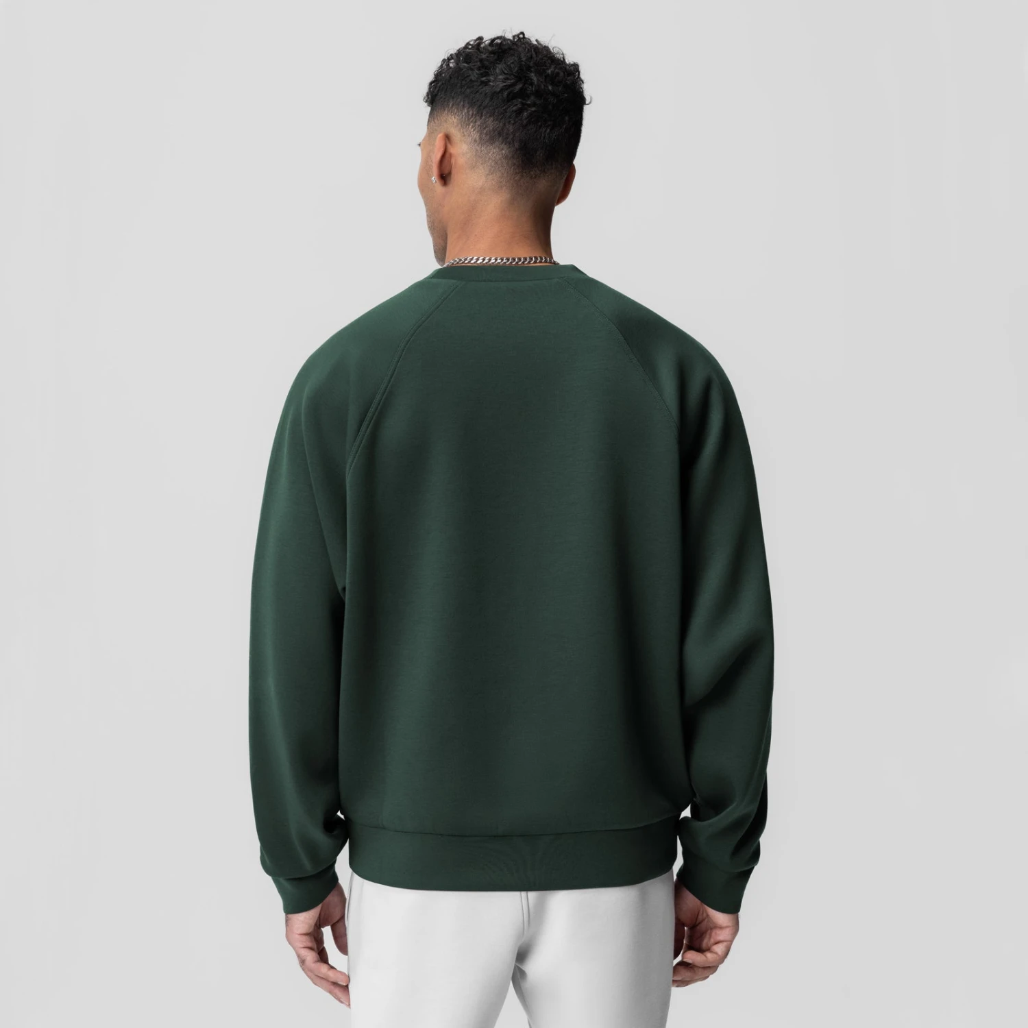 1020. Dri-Core™ Oversized Crewneck - Forest Green 5 1020. Dri-Core™ Oversized Crewneck - Forest Green - Image 3