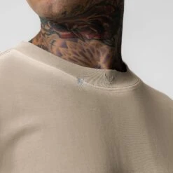 0797. Tech Essential™ Relaxed Tee - Faded Chai -Fashion Shop FadedChai TechEssentials Tee4