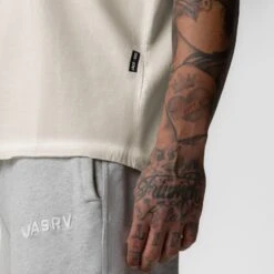 0797. Tech Essential™ Relaxed Tee - Faded Stone -Fashion Shop FadedStone TechEssentials Tee3