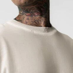 0797. Tech Essential™ Relaxed Tee - Faded Stone -Fashion Shop FadedStone TechEssentials Tee4