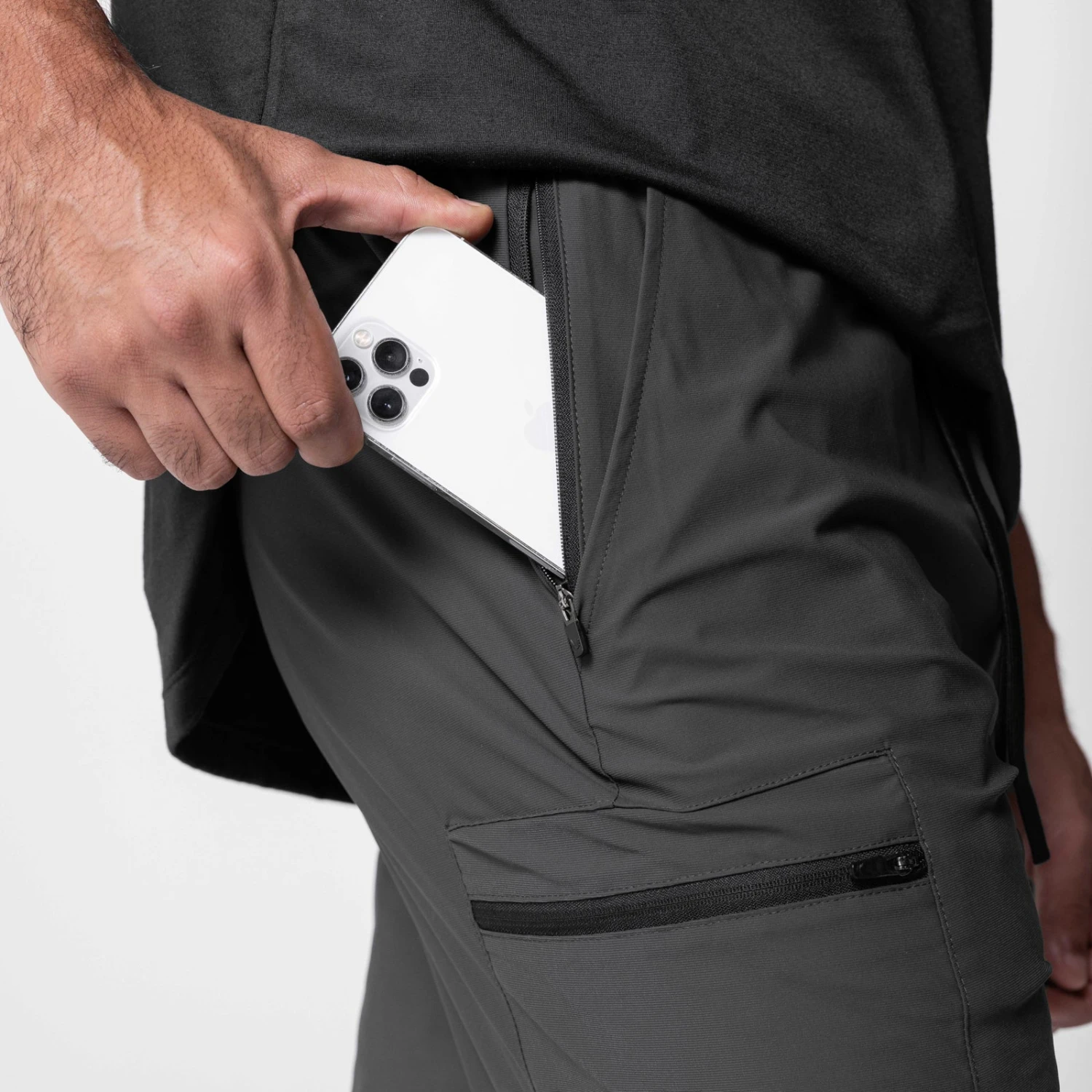 0656. Tetra-Lite® Standard Zip Jogger - Space Grey 6 0656. Tetra-Lite® Standard Zip Jogger - Space Grey - Image 4