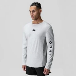 ASRV X Tonal Creora® Cotton Modal Long Sleeve - Heather Grey