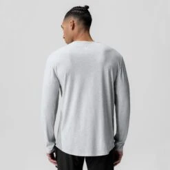 1058. Creora® Cotton Modal Long Sleeve - Heather Grey -Fashion Shop HEATHERGREY 1058 Creora LongSleeve 10