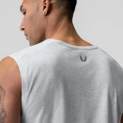1060. Creora® Cotton Modal Cutoff Tank - Heather Grey -Fashion Shop HEATHERGREY 1060 Creora CutoffTank 16