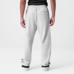 0998. Herringbone Terry Snap Button Sweats - Heather Grey -Fashion Shop HEATHERGREY Herringbone SnapSweats1