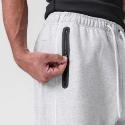 0998. Herringbone Terry Snap Button Sweats - Heather Grey -Fashion Shop HEATHERGREY Herringbone SnapSweats4