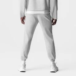 0956. Micro-Terry Jogger - Heather Grey -Fashion Shop HEATHERGREY MicroTerryJogger1