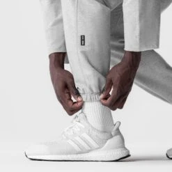 0956. Micro-Terry Jogger - Heather Grey -Fashion Shop HEATHERGREY MicroTerryJogger2