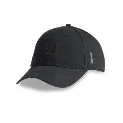 0819. Sport Cap - Black/Black "Wings"