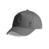 0815. A-Frame Hat - Grey/Grey "Wings" -Fashion Shop Hat 0006 aframegray