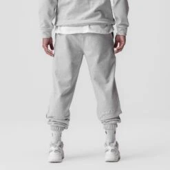 0655. Tech-Terry™ Oversized Sweats - Heather Grey "Emblem" -Fashion Shop HeatherGrey OversizedSweats1 6cd8840e 04e0 42d6 8184 175fe640ae81